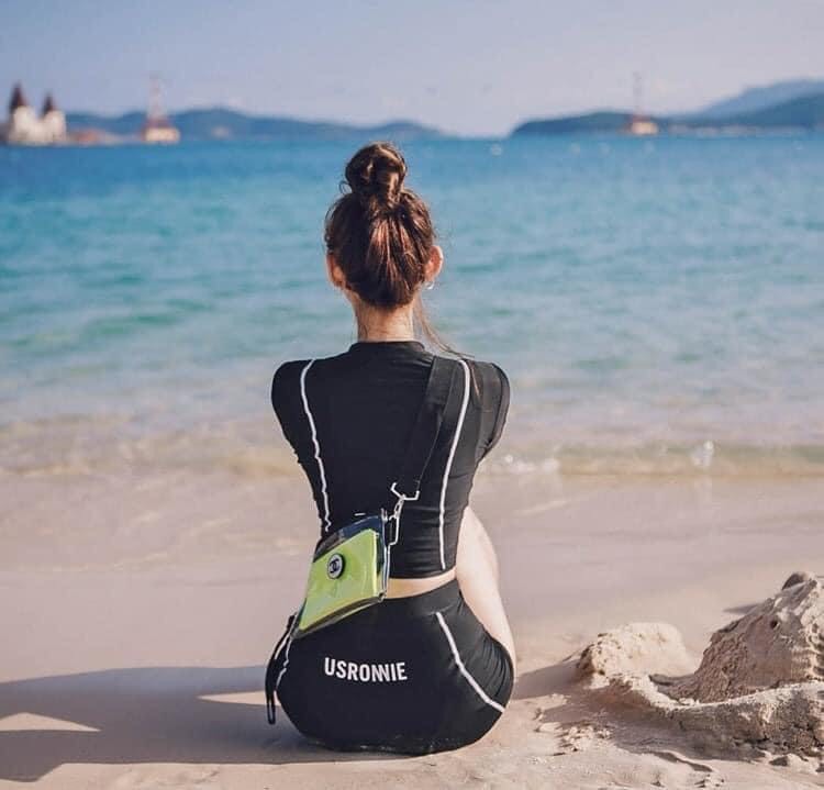 [Kèm ảnh feedback khách] Bikini 2 mảnh đen năng động