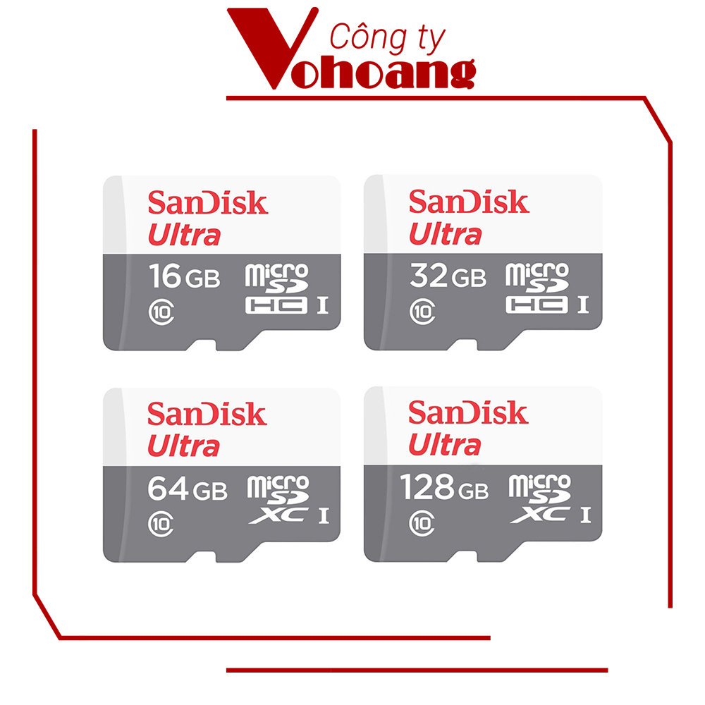 Thẻ nhớ 128GB Sandisk Ultra MicroSD Class 10 100MB/s