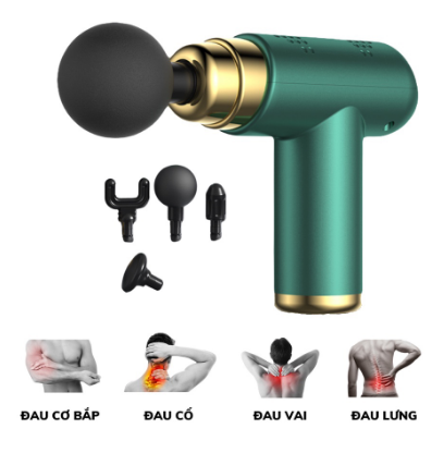 Máy massage cầm tay 6 chế độ - súng massage trị đau giãn cơ