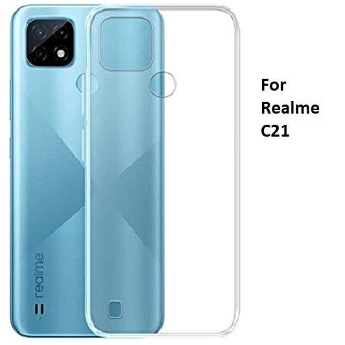 Ốp dẻo trong suốt Realme C21 / Realme C21Y (Loại A đẹp)