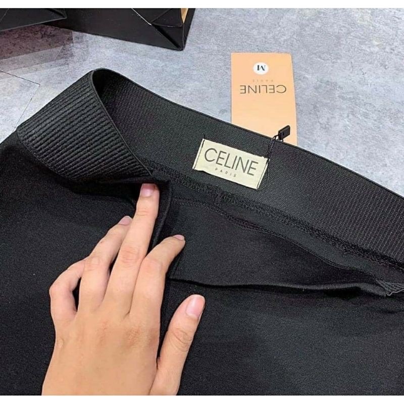 【HOT SALE】 Quần Legging Cạp Cao Phối Chun [ Kèm Túi Giấy