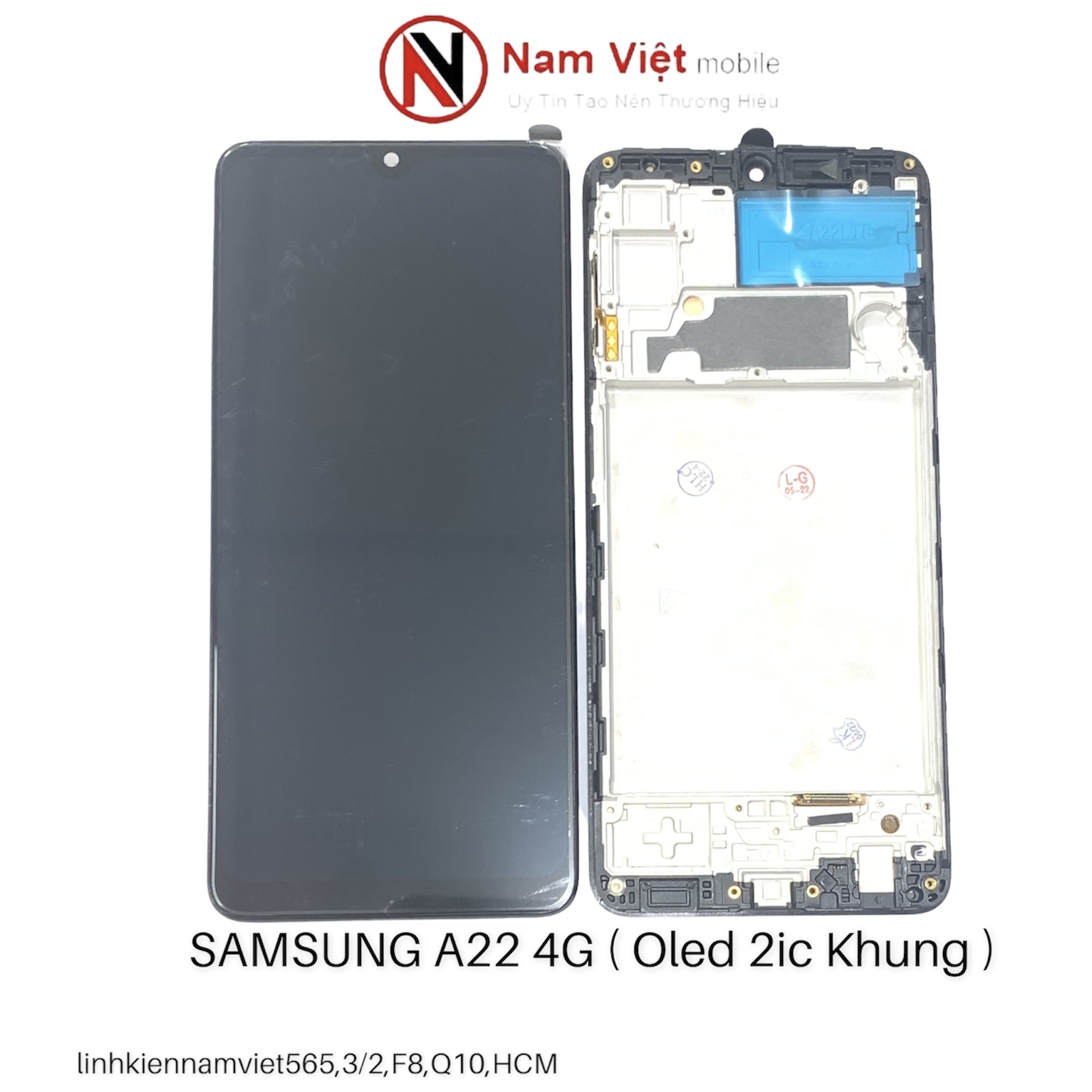 Màn hình SAMSUNG A22 4G (OLED , INCELL) khung