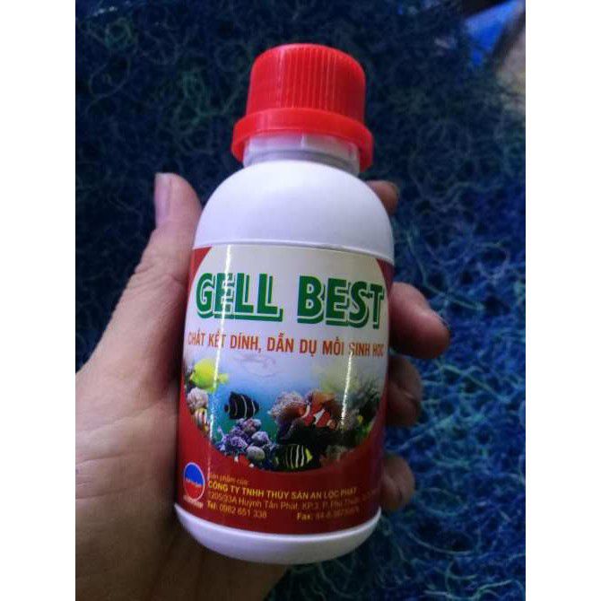 Chất kết dính , dùng để trộn cám cá ăn gell best