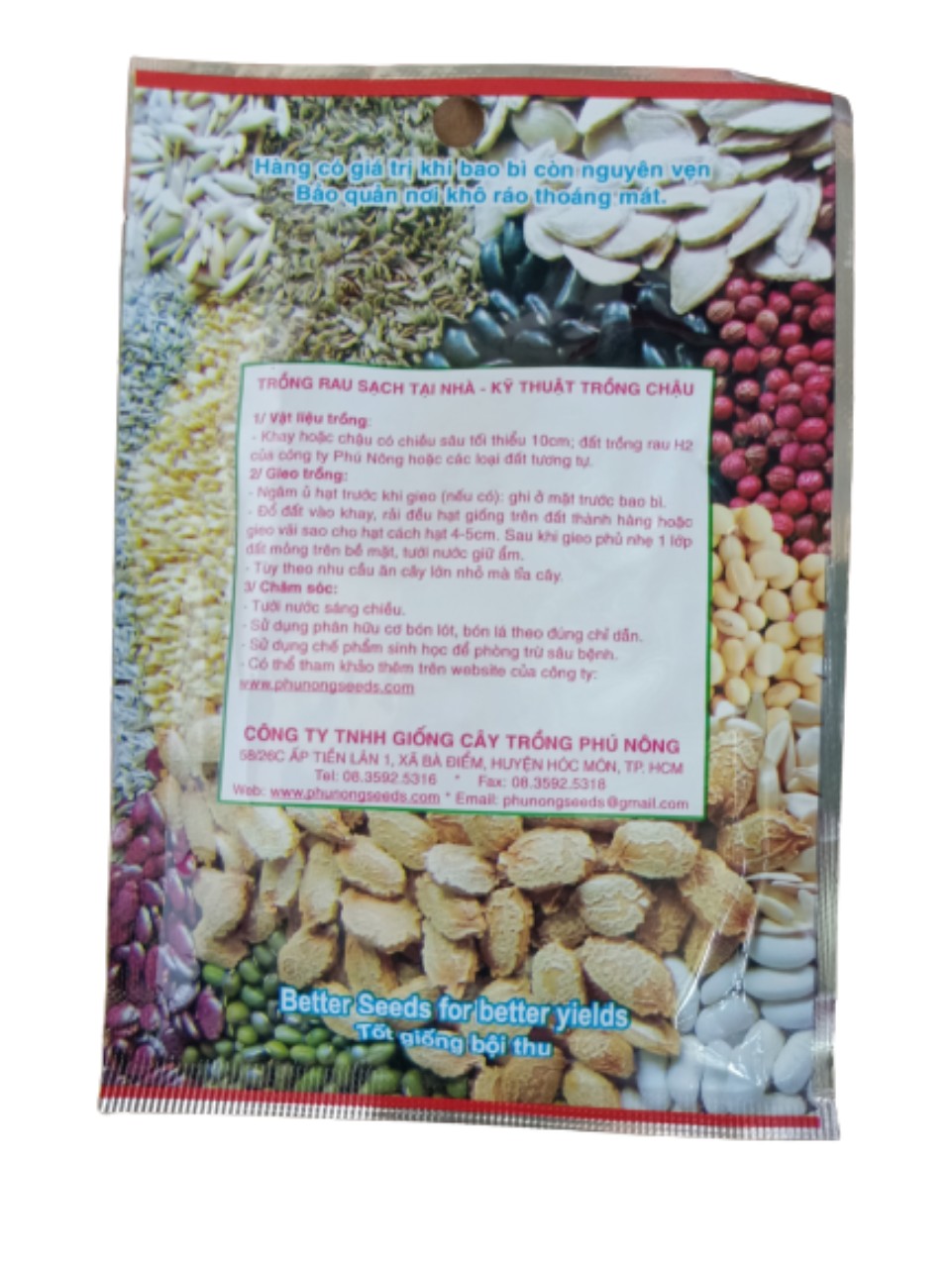 HẠT GIỐNG RAU MỒNG TƠI PN GÓI 20 GRAM