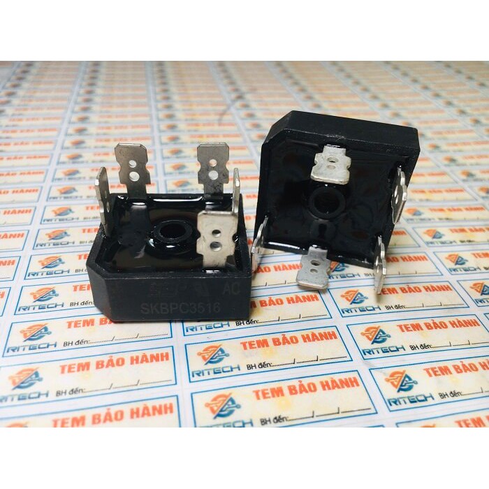 ​skbpc3516 diode chỉnh lưu cầu 3 pha 35a 1600v chân dẹt