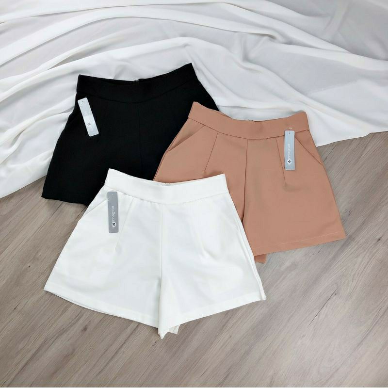 Quần SORT (đùi- short) nữ lưng cao vải tuyết mưa đẹp.