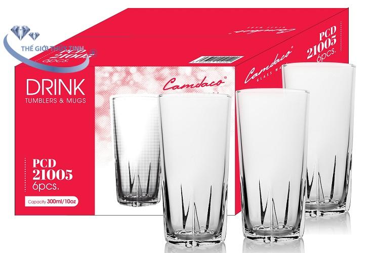 Bộ 12 Ly Cốc Thủy Tinh Uống Cà Phê 38K 295ML Cẩm Đạt