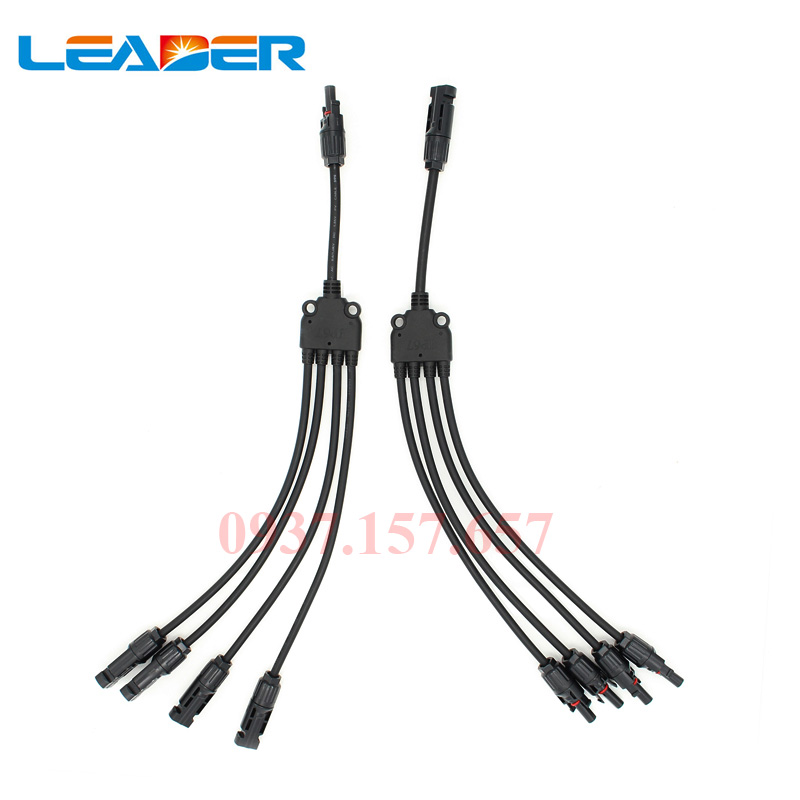 [HCM]Đầu nối MC4 Y4 ( vào 4 đầu ra 1 đầu)