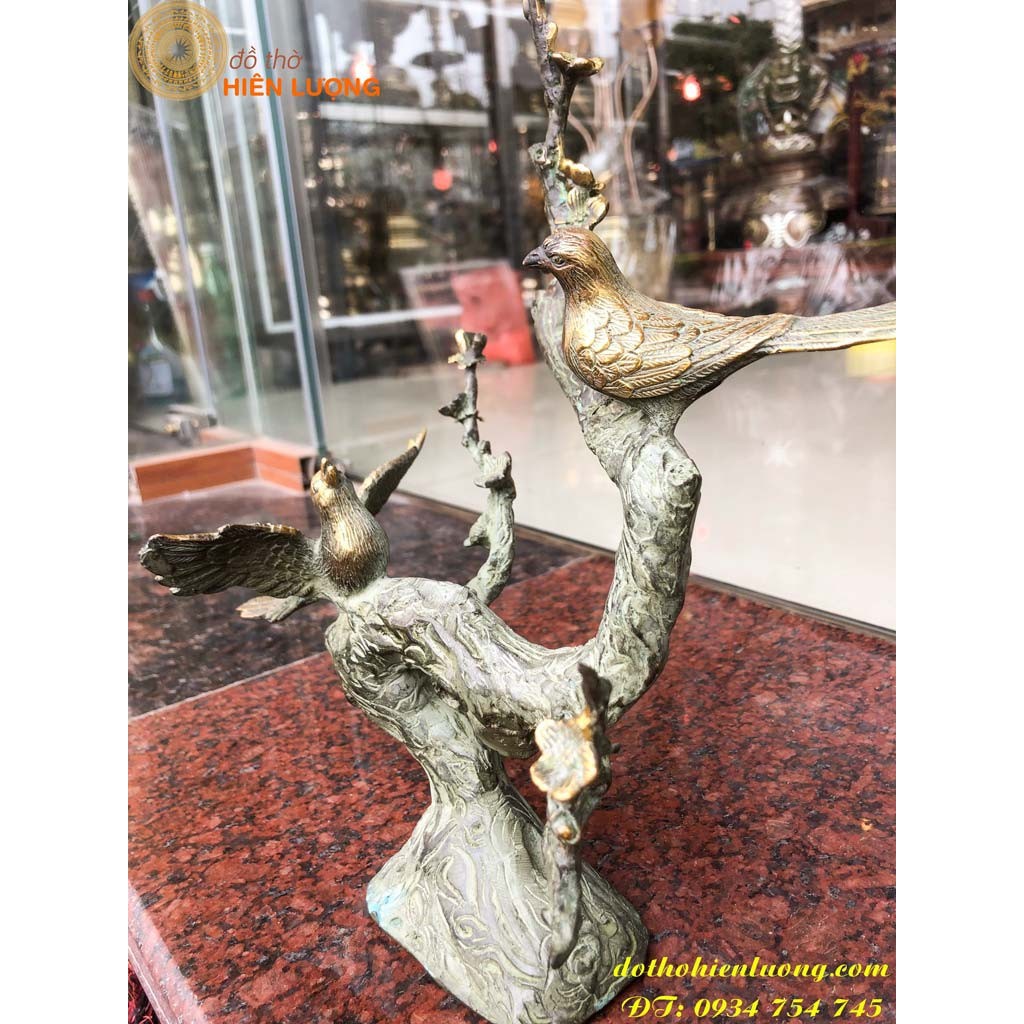 Chim Uyên Ương Bằng Đồng 2 Cỡ
