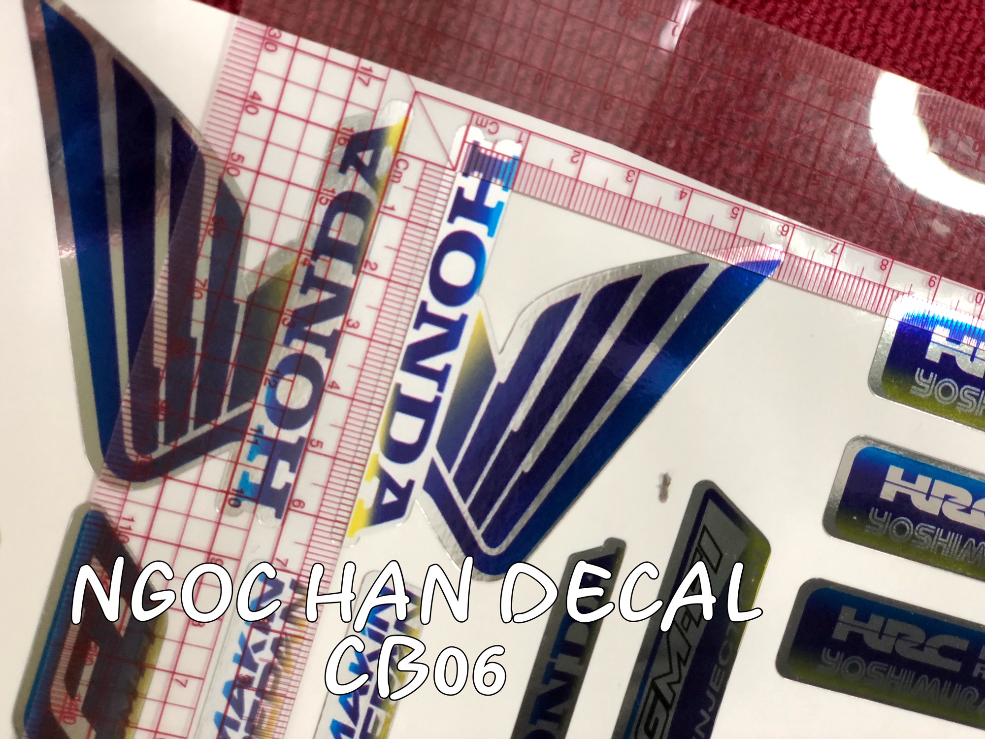 [HCM]Bộ tem Crom cho xe Wave Alpha -- Ngọc Hân Decal