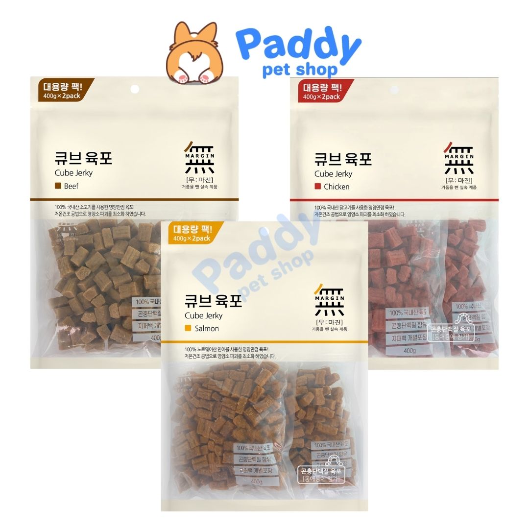 Bánh Thưởng Cho Chó Viên Thịt Bowwow Cube Jerky