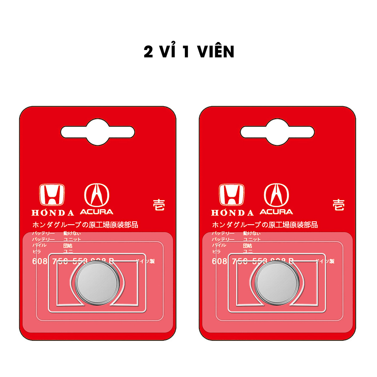 Pin chìa khóa ô tô Honda Civic chính hãng Honda sản xuất tại Indonesia 3V Panasonic