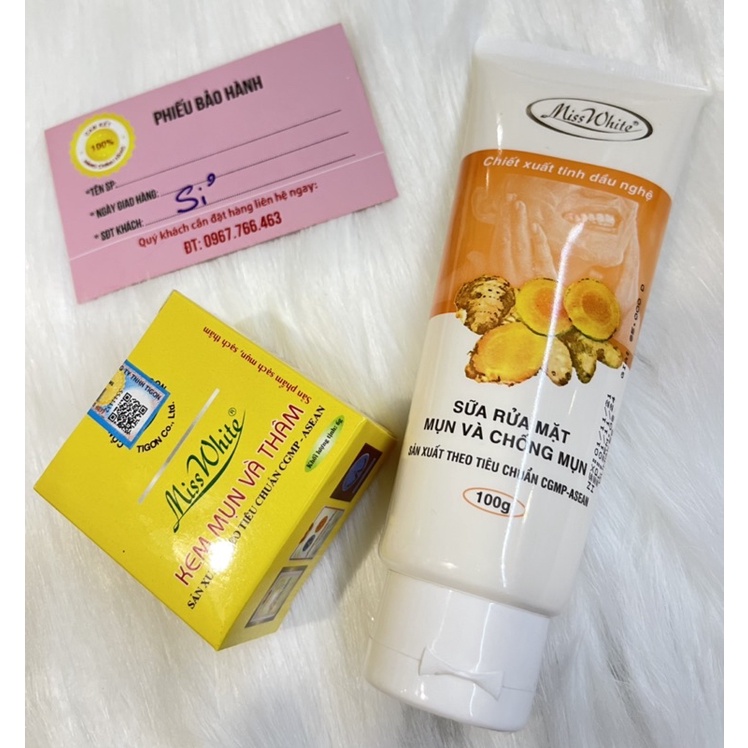 Miss White Turmeric Facial Cleanser 100ml