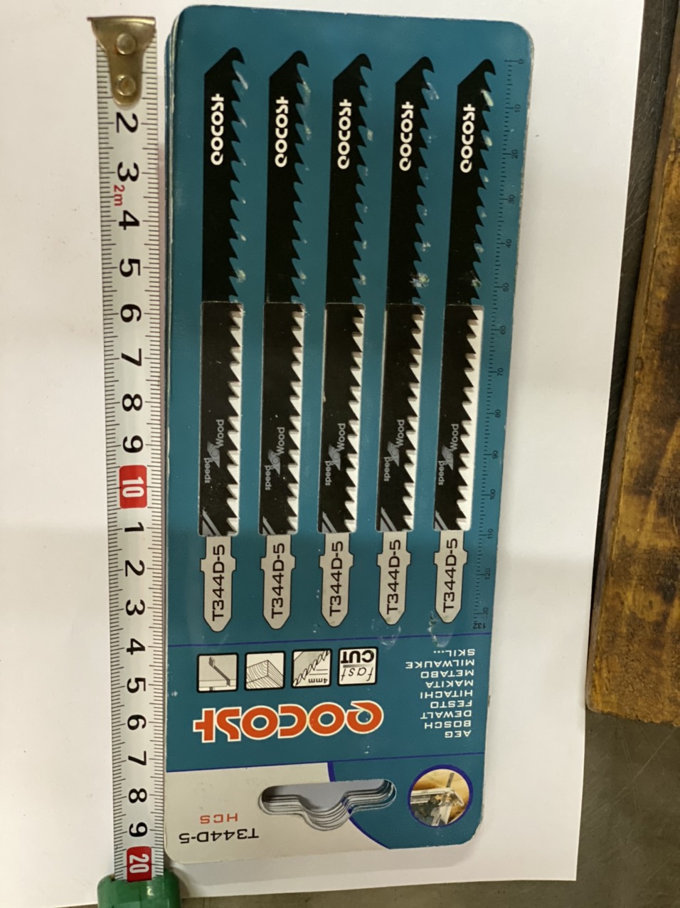 Set 5 lưỡi gỗ cưa lọng dài 132mm T344D Set 5 lưỡi gỗ cưa lọng dài 132mm T344D