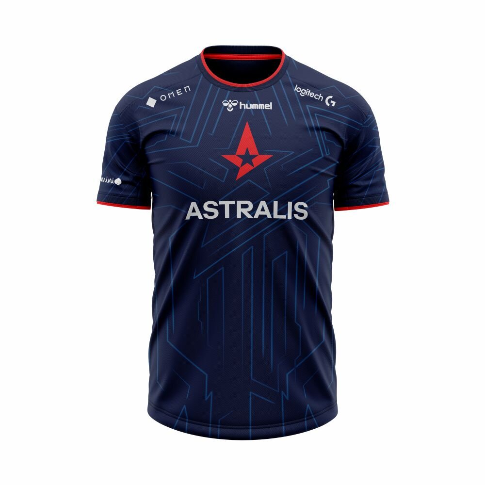 Summer Uniforme - Astralis - 21/22 - Csgo（freecustom Name Logo）