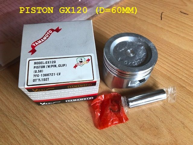 Piston, séc măng, tay dên máy nổ Honda GX120