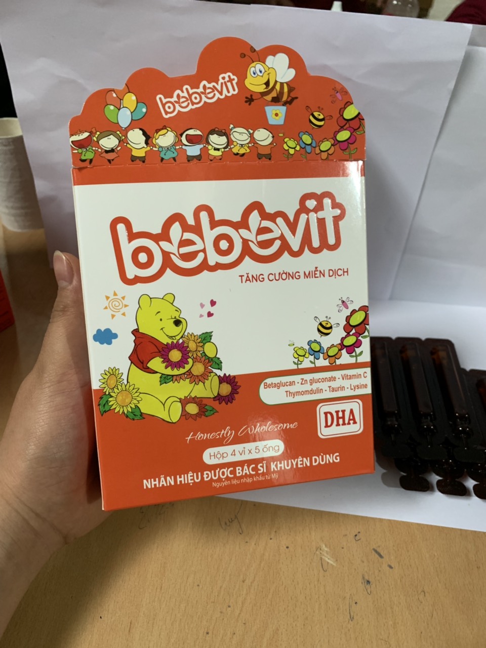 Siro Bebevit Tăng Cường Miễn Dịch