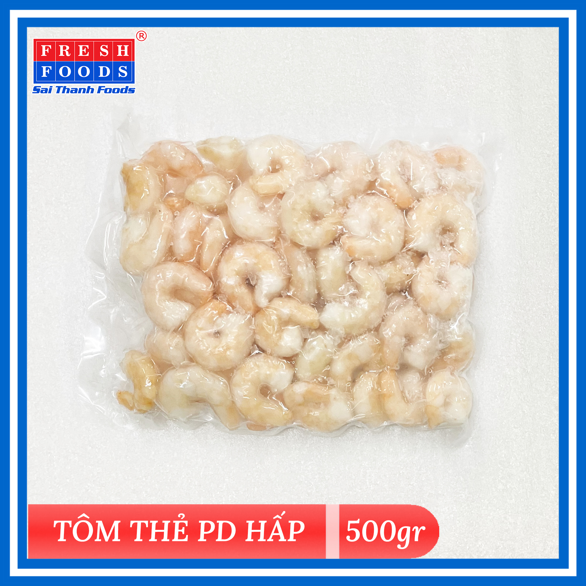 [HCM] Tôm thẻ PD hấp ( 1Kg/ Túi) - SaiThanhFoods