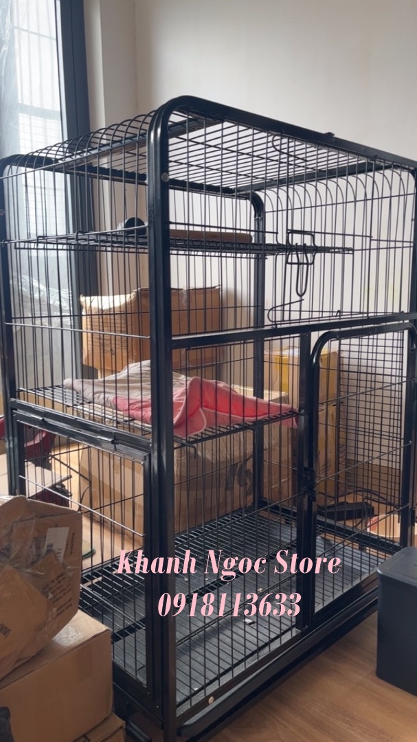 [TĂNG VÕNG ] Chuồng Mèo Nan Ống 3 ,4  tầng ( 1m1 /1m37 /1m56 /1m68)