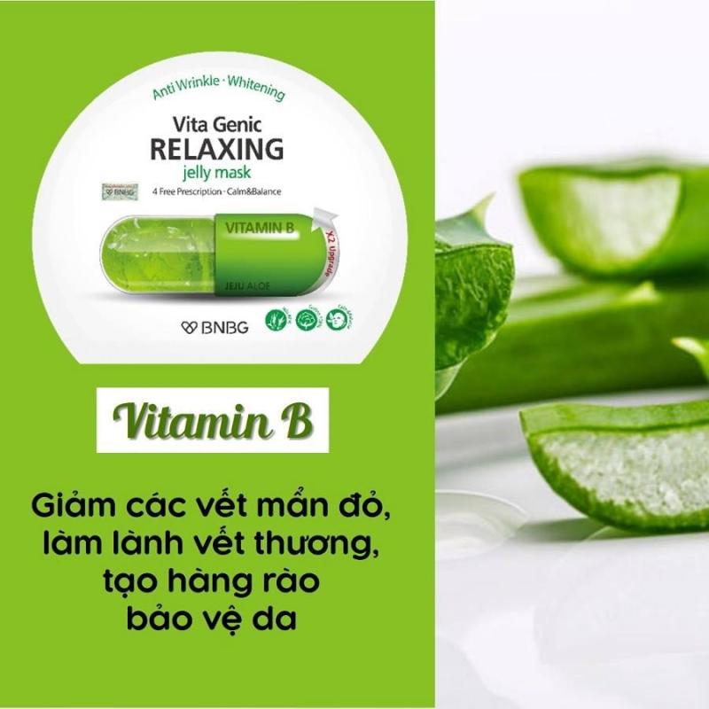 BNBG_Combo 10 Mặt nạ giấy BNBG Vita Genic Jelly Mask 30ml x10 (Loại mới hàm lượng 40.000 ppm)
