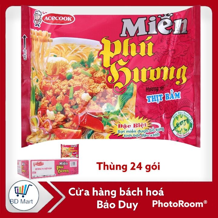 Miến phú hương thịt bằm 55g thùng 24 gói -03150