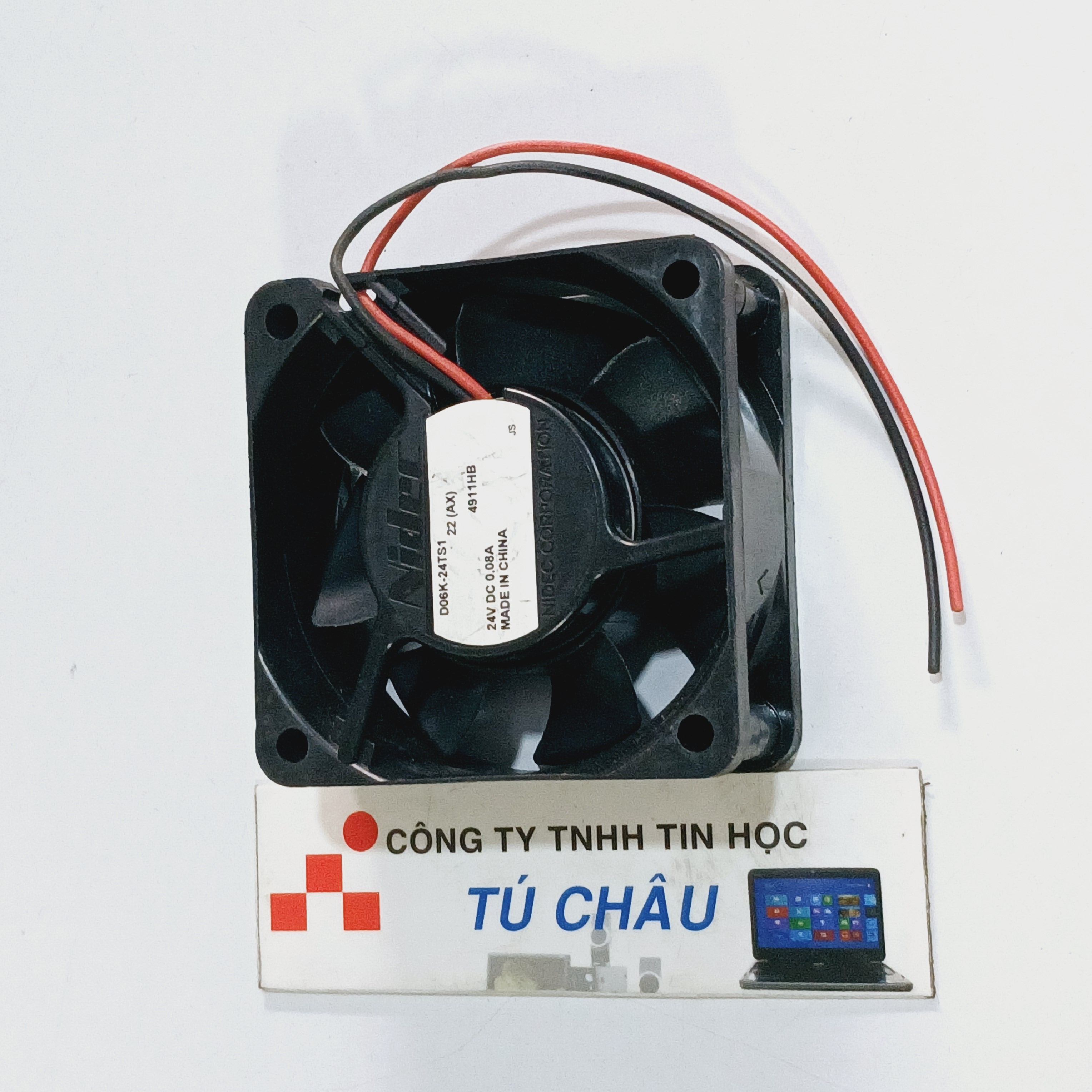 Quạt 6Cm / Cao 2.5Cm - Điện áp DC 24V (Tháo máy)