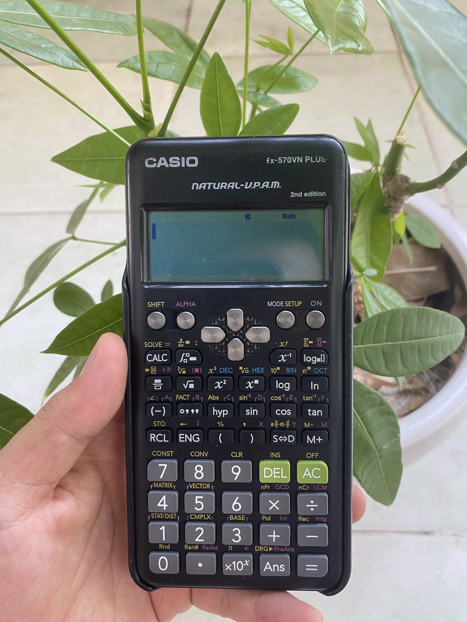 [HCM] Máy tính Casio FX570VN plus_2nd edition chính hãng (2nd hand)