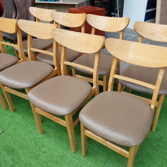 Nệm thay thế ghế gỗ Cabin, Mango, Bộ nệm Venus - Nệm ghế bọc simili