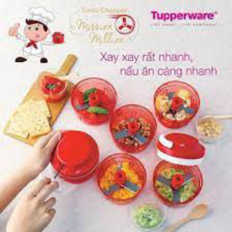 Dụng cụ xay tay thực phẩm Turbo Chopper tupperware