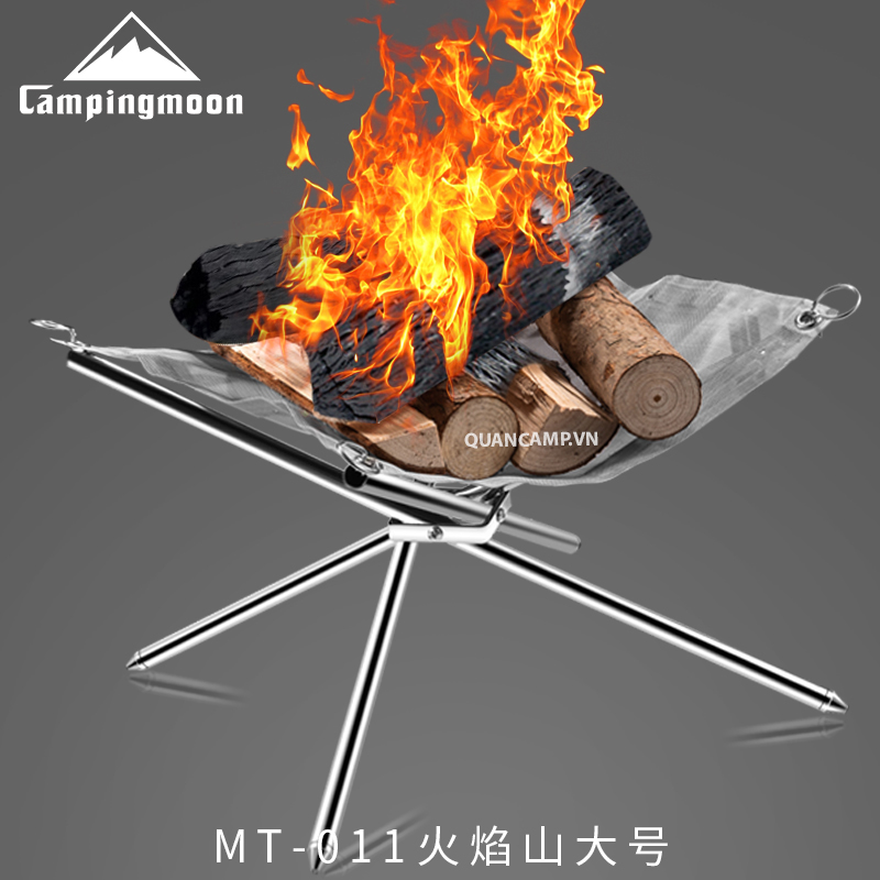 Giá đốt củi cắm trại dã ngoại Campingmoon MT-011