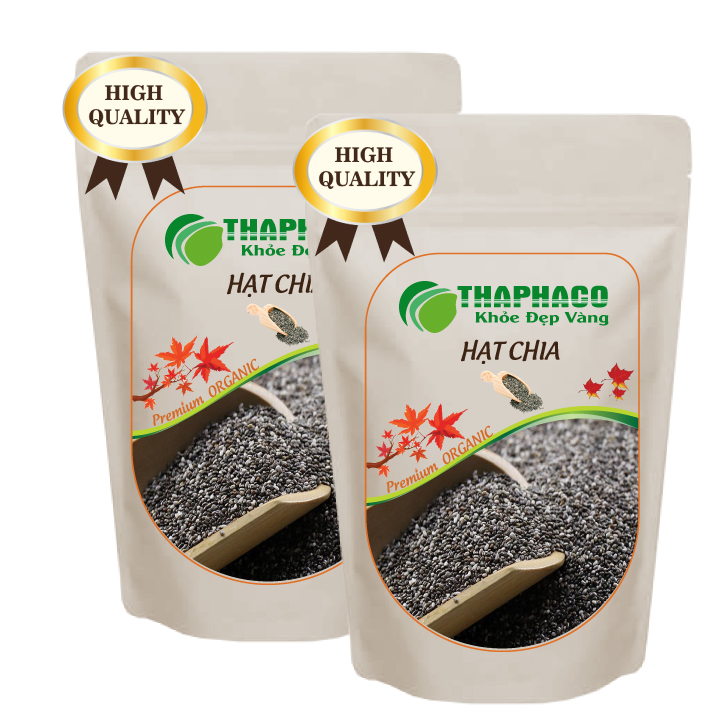 [Túi Lớn 1kg] Hạt Chia Hữu Cơ Nhập Khẩu Từ Úc - Hàng Chính Ngạch - Chất Lượng Cao