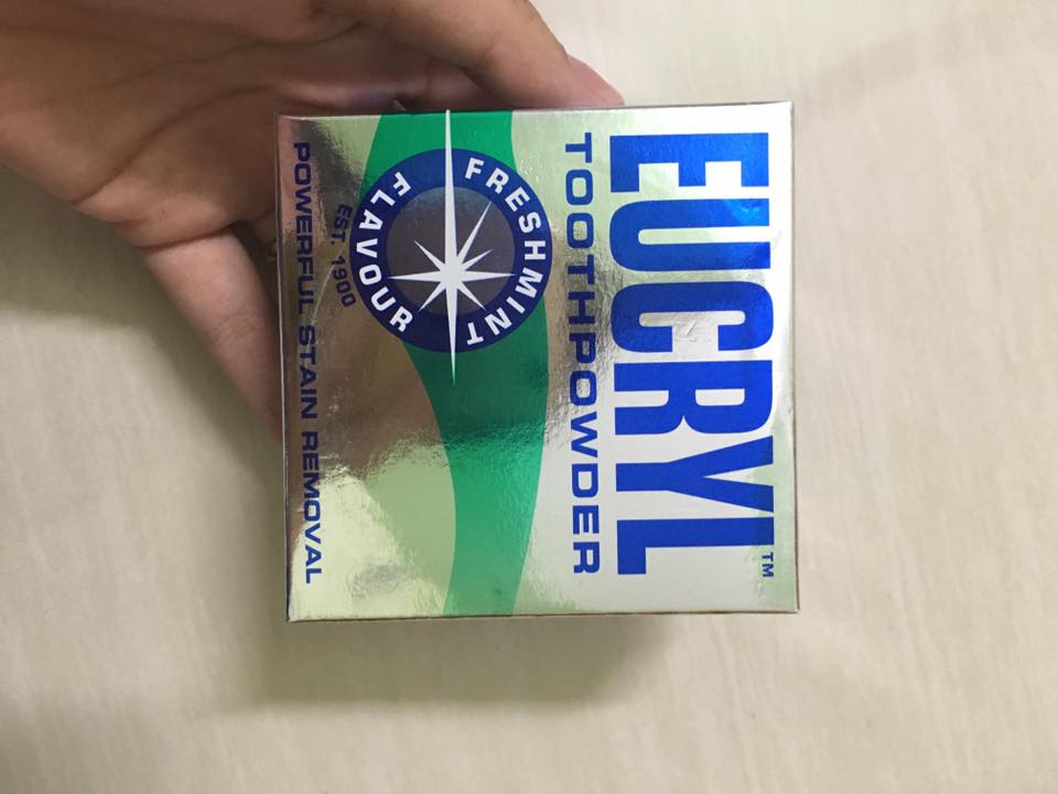 Bột Trắng Răng Eucryl Tooth Powder ANH