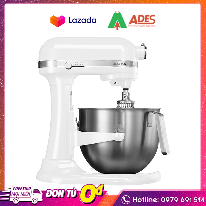 Máy trộn kitchenaid 5k5sswh - hàng chính hãng, giá tốt