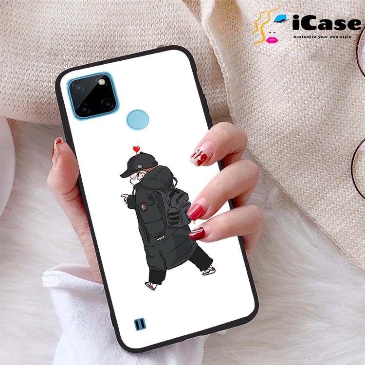 Ốp lưng Realme C21Y viền dẻo TPU BST Chibi