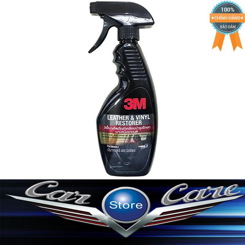 Chai Xịt Bảo Vệ Da Và Nhựa 3M Leather And Vinyl Restorer 400ml