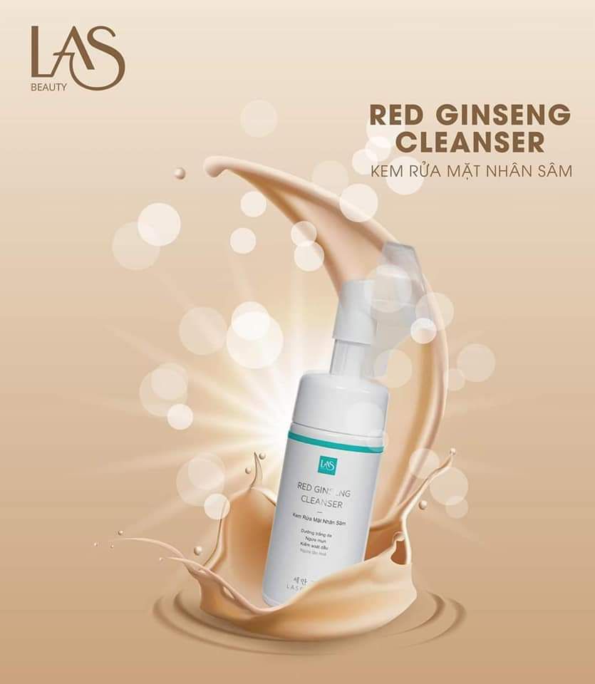 [CHÍNH HÃNG] Kem rửa mặt nhân sâm LAS BEAUTY mẫu mới nhất