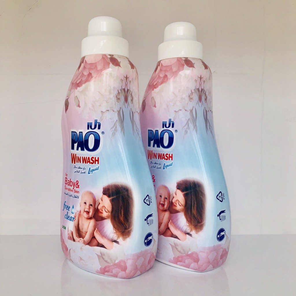 [HCM]Nước giặt Pao Win Wash Liquid for baby (chai 850ml)