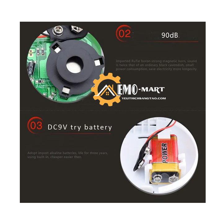 Máy báo khói báo cháy độc lập SA1210