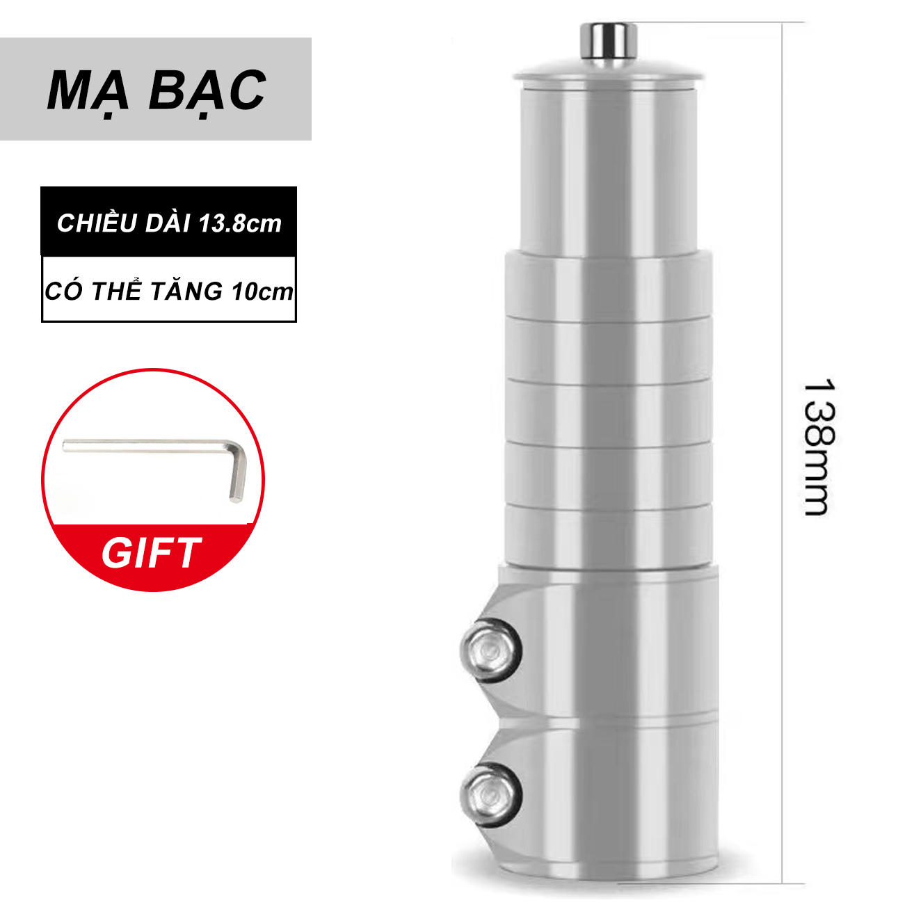 Bicycle handlebar advanced aluminum alloy handlebar risers accessoreasy to install safe and durable
