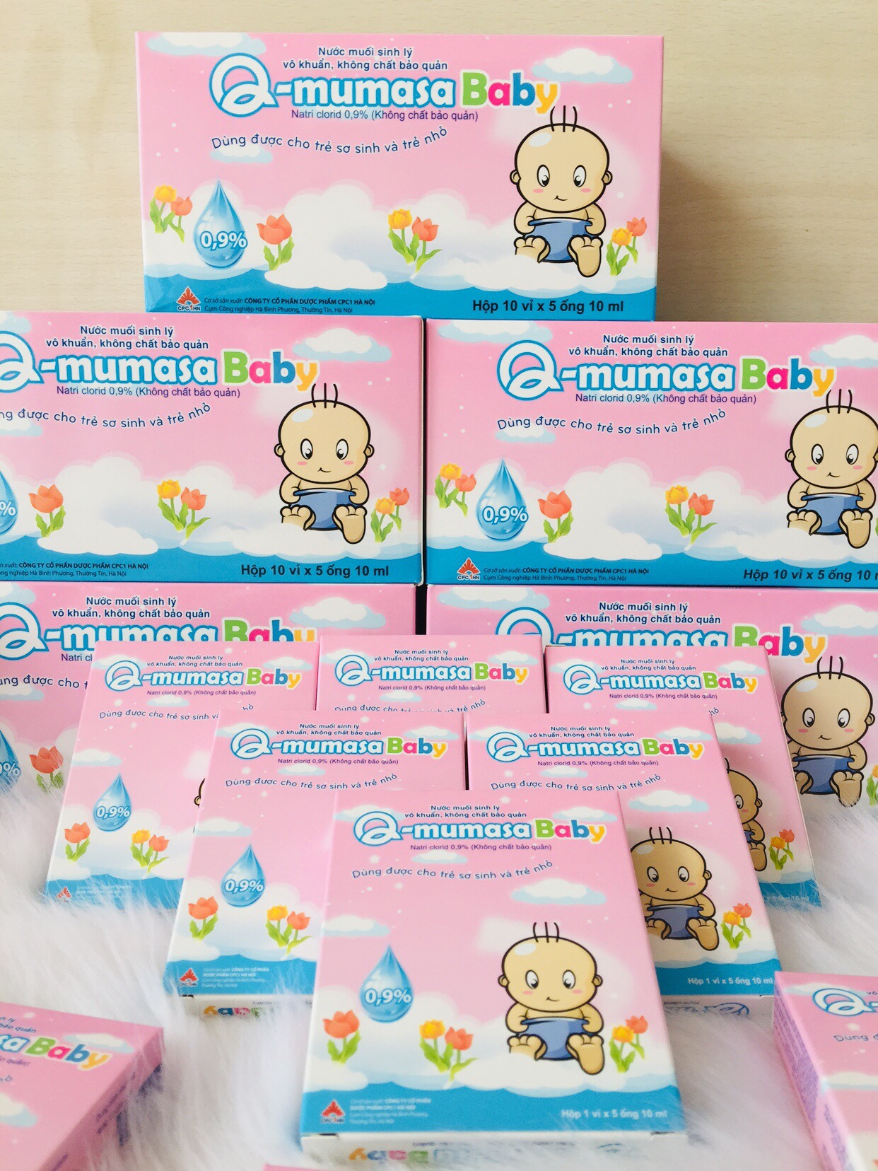 Nước Muối Sinh Lý Vô Khuẩn Cho Bé Q - Mumasa Baby