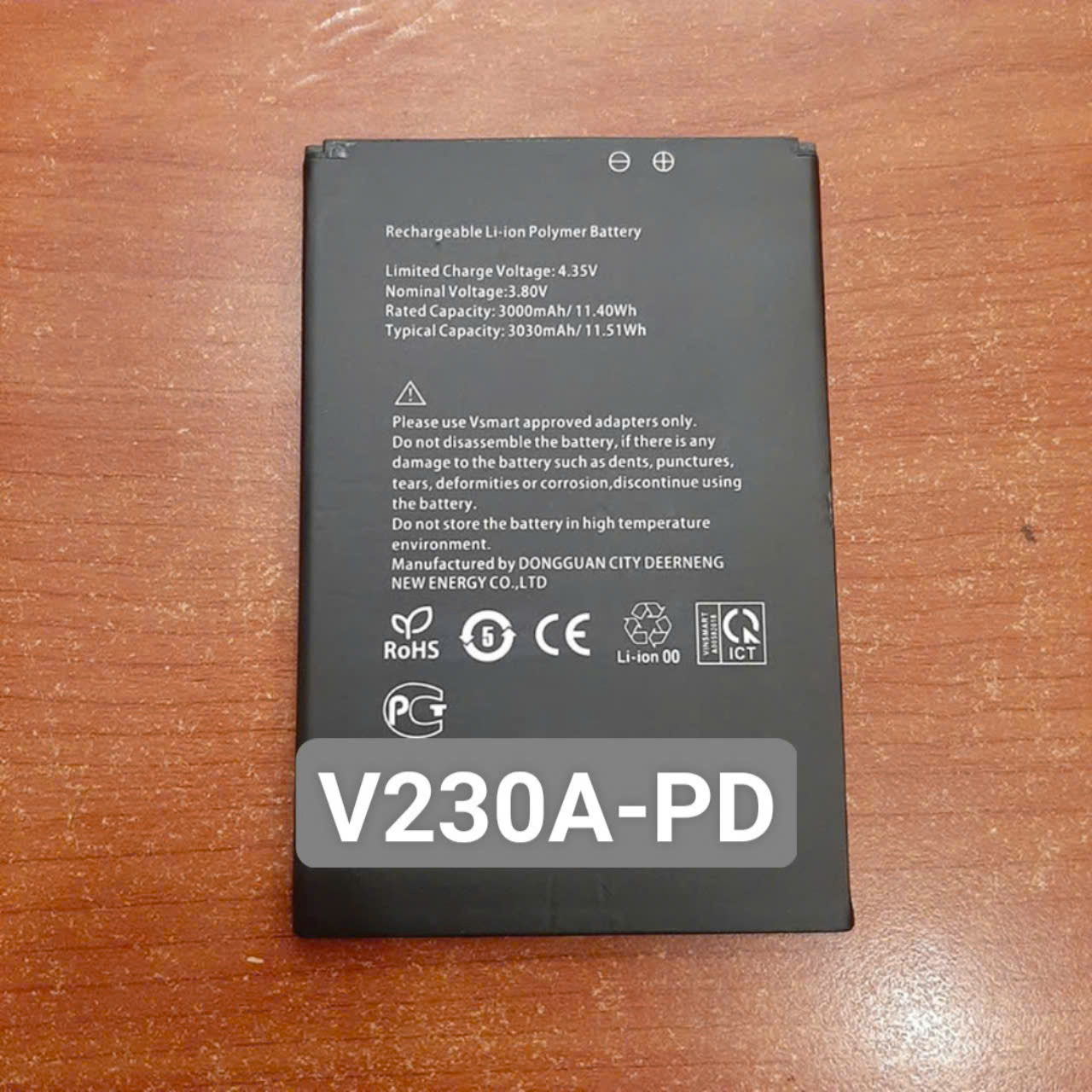 Pin thay thế vsmart V230A