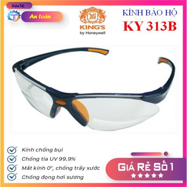 Giá bán Kính bảo hộ cao cấp Kings KY313B, chống bụi , chống xước , bảo vệ mắt