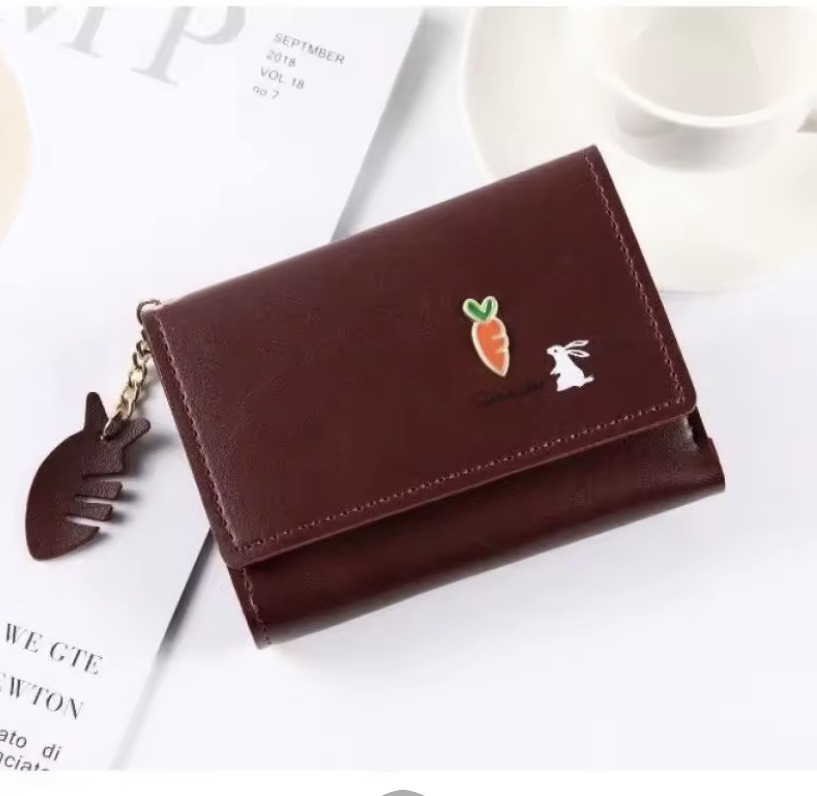 Ví nữ mini cầm tay móc rua tua siêu kute