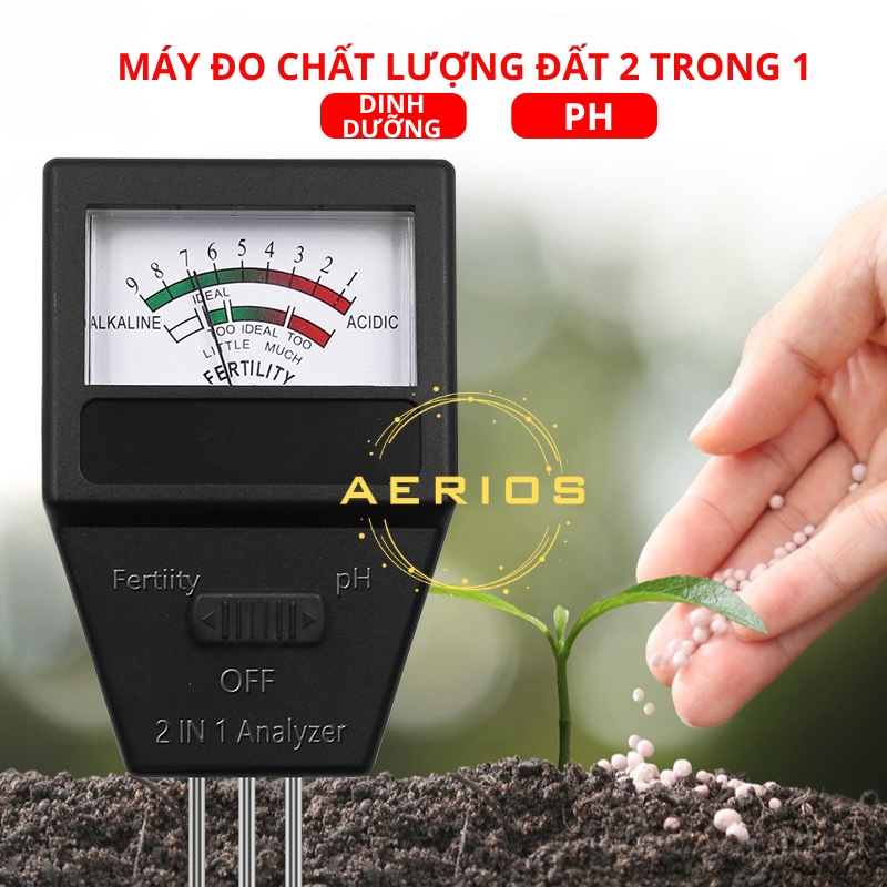 Máy đo ph đất và độ màu mỡ của đất, máy đo dinh dưỡng đất
