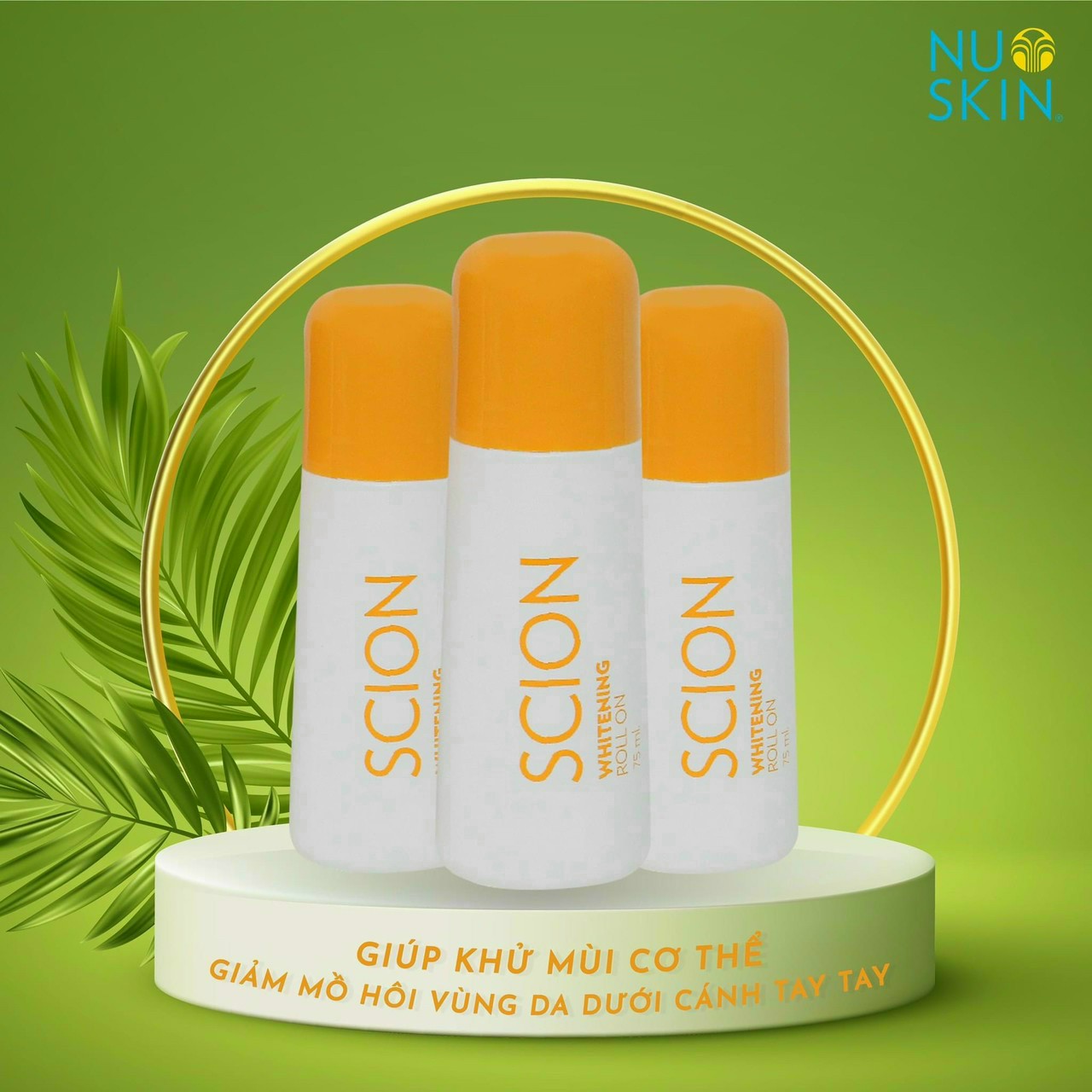Lăn Khử Mùi Scion 75ml (Mẫu mới)