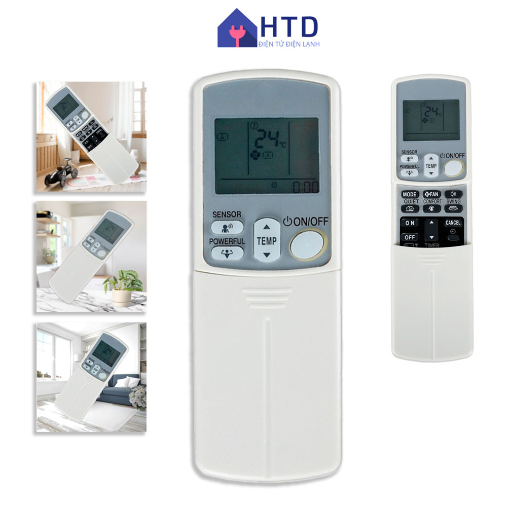Điều khiển điều hòa daikin sensor nút đen