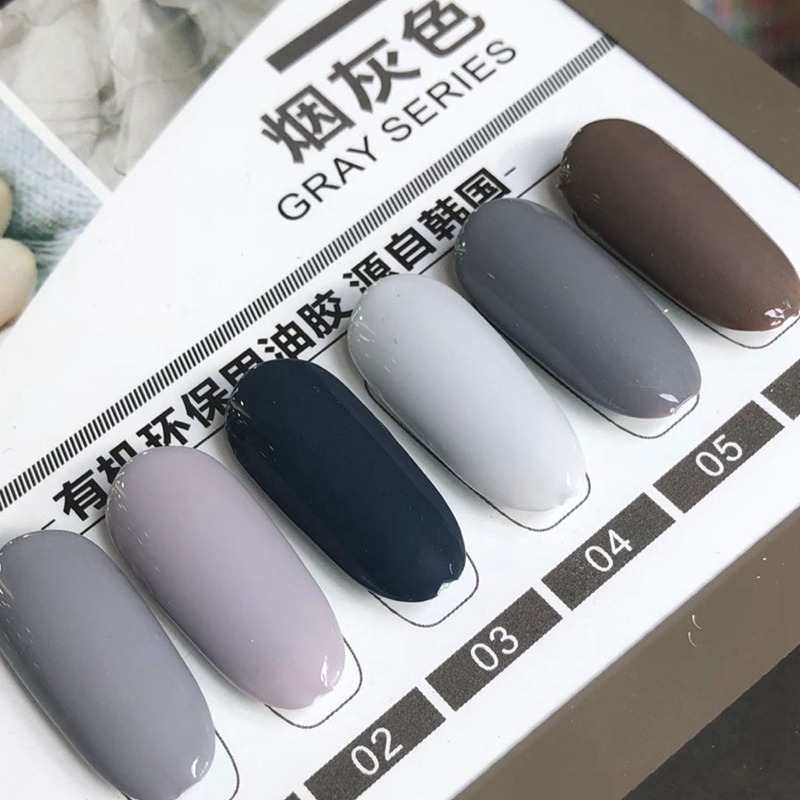 [HCM]Sơn gel AS - màu xám mã SK