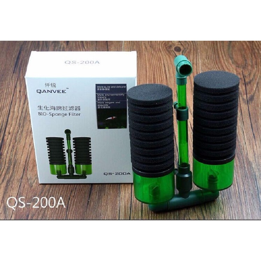 Lọc vi sinh qs 100a/200a - tối ưu cho bể tép