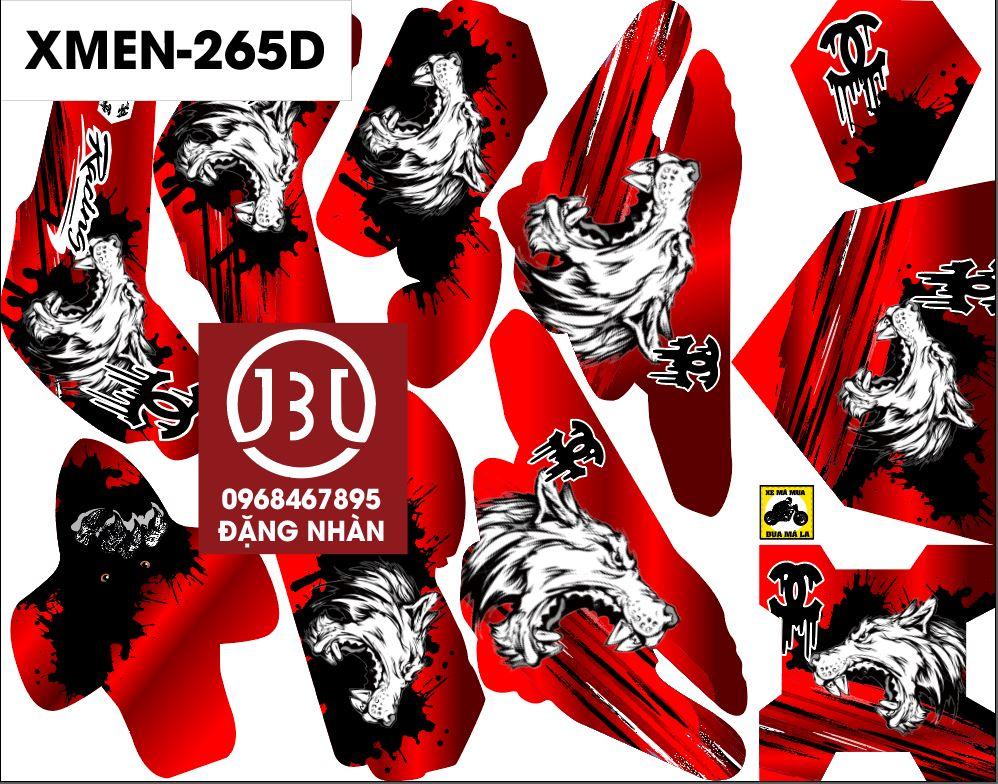 TEM TRUFM XE ĐIỆN XMEN 265D