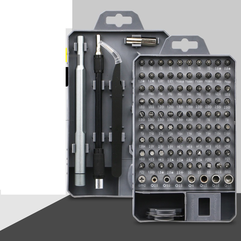 Bộ tuốc nơ vít 112 trong 1 đa chức năng thiết bị sửa điện thoại di động, laptop, pc